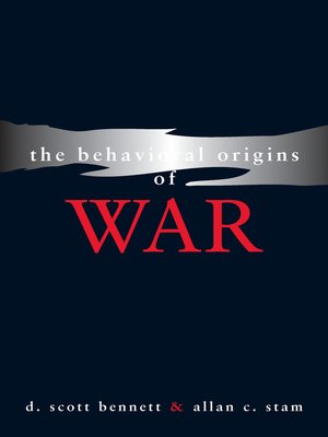 cover image of Behavioral Origins of War